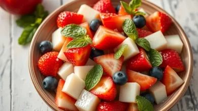 Photo of Фруктовый салат с мятой